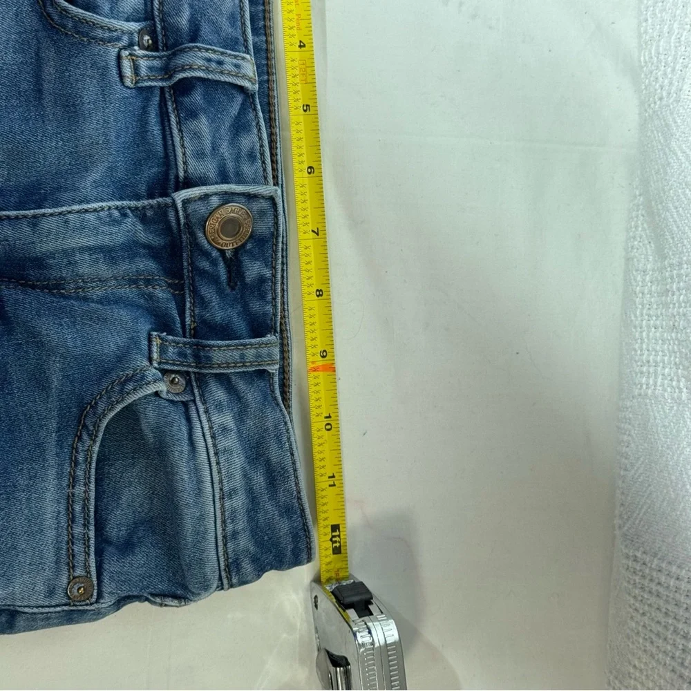American‎ eagle outfitters high rise jean shorts Size 0 Shortie Blue Women's 0